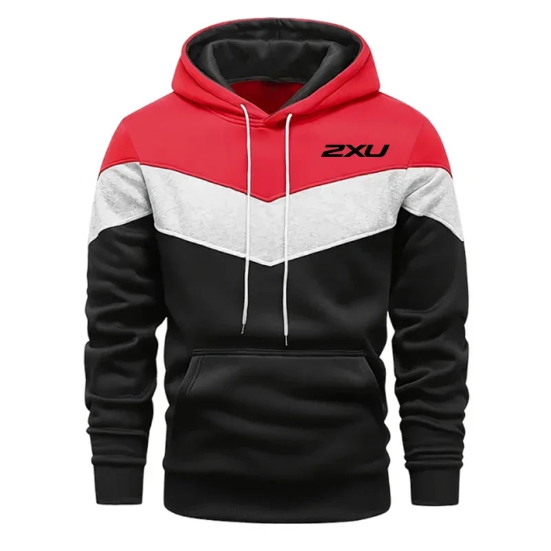 Men Sweatshirts Hot Sales Jogging for Versatile Hoodies Outdoors Sweatpants Drawstring High Quality Casual Daily Tricolor Sports