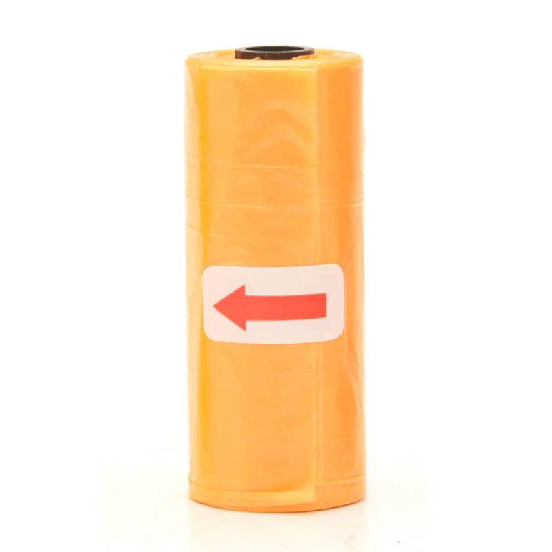 1200pcs Random Color Cartoon Paw Graphic Dog Poop Bags Pet Poop Bags Leak-Proof Dog Waste Bags For Pet Supplies