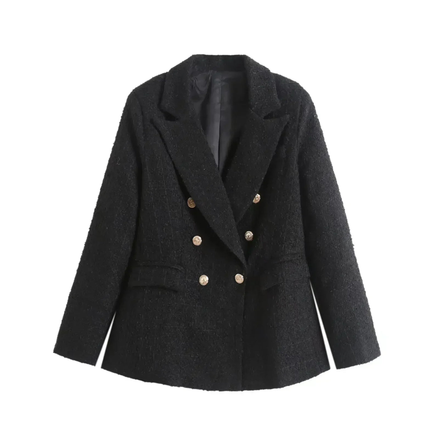 Green Double Breasted Women's Blazer, Beige, Black, Red Women Suit Jacket, Spring Vintage Female Coats