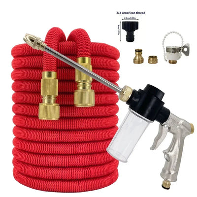 Flexible Garden Hose  And Expandable Magic Spray Pipe, High-Pressure Garden Spray Gun, Garden Supplies