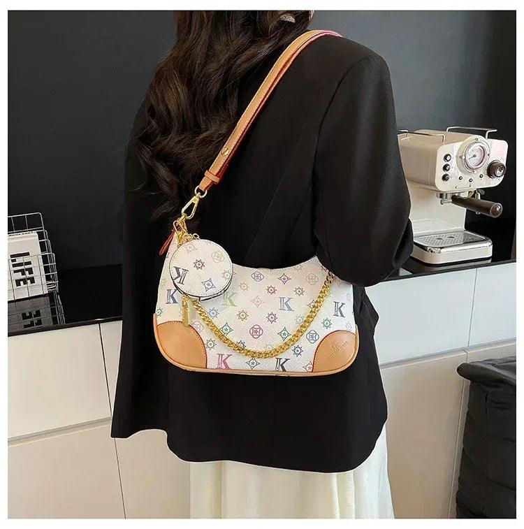 Famous designer elegant handbags leather for women ladies crossbody shoulder bag classic popular and lightweight