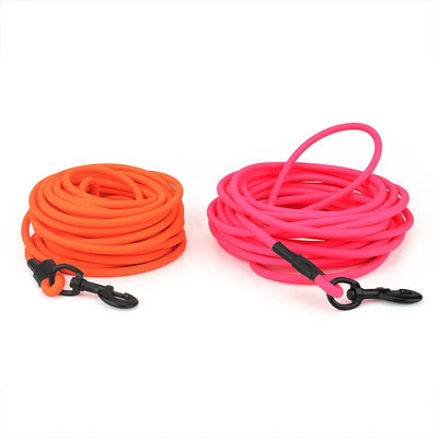 PVC Pet Leashes 5m 10m Small Large Puppy Cat Dog Leash Recall Training Tracking Obedience Long Lead Waterproof