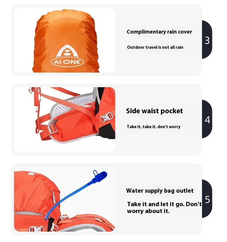 40L Mountain Backpacks Tourist Rucksack Climbing Bag Hiking Backpack Men Sport Molle Trekking Backpack Tactical Bag