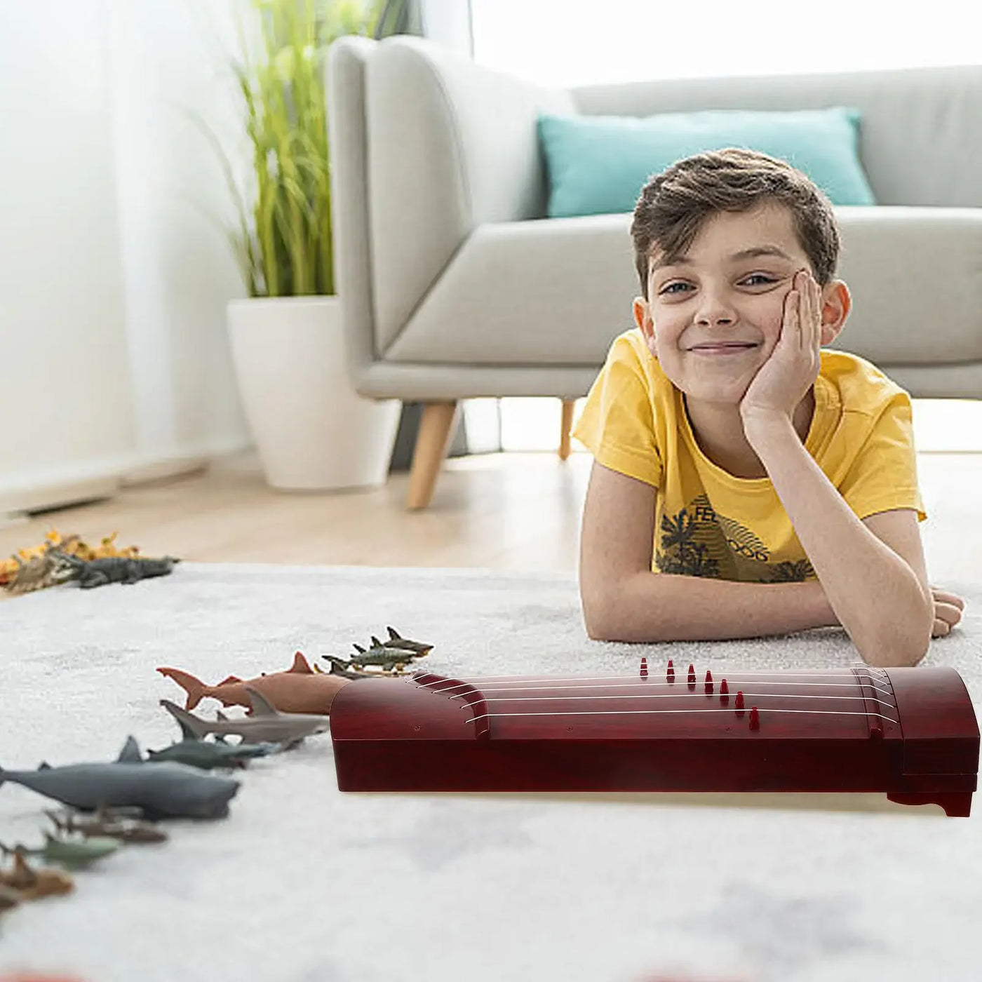 Music Guzheng Child Guitar for Kids Abs Instrument Instruments Beginners