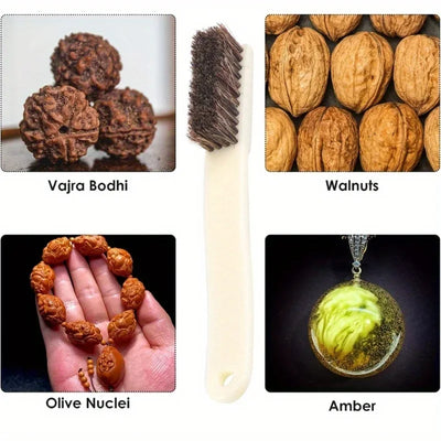 2pcs High-Index Plastic Rock Climbing Brush, Chalk Cleaning Tool for Indoor & Outdoor Holds, Easy Use for Climbing & Bouldering