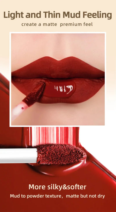 Luxury Matte Lip Gloss Set 12 Waterproof Shades Non Sticky Long Lasting Lipstick Kit For Daily Party Makeup