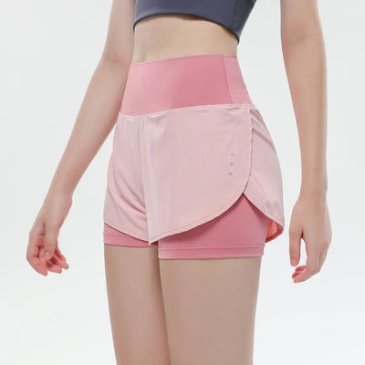 Yoga Shorts for Women Summer Fitness Shorts Biker Workout Running Sports Shorts Quick Drying Sportwear With Pocket Breathable