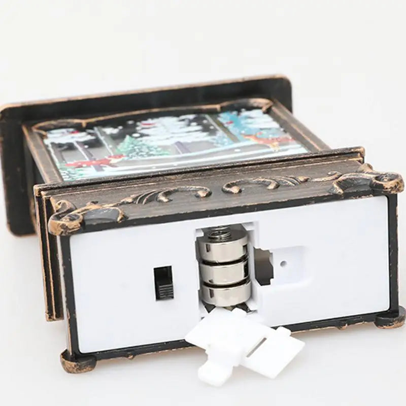 Christmas Snow Lantern Christmas Scene Lighted Snow Globes Swirling LED Snow Globe Christmas Light Up Snow Globe Lantern