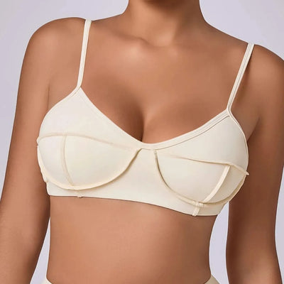 Women Nude Straps Yoga Sets Activewear