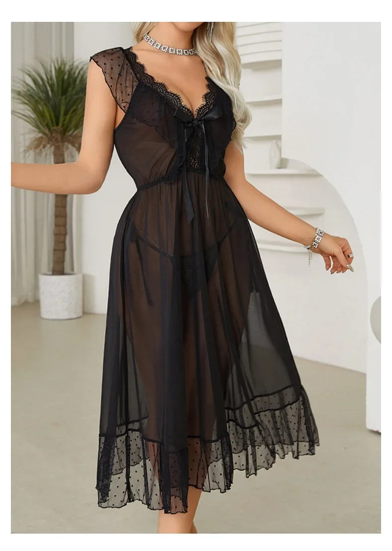 Women's Sexy Lingerie Nightgown Sleepwear