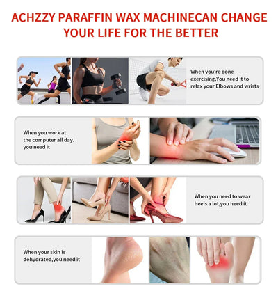 Paraffin Wax Bath Spa Kit for Hands & Feet - Professional Wax Warmer Machine with Moisturizing Hydrating Gloves & Socks