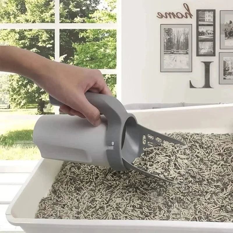 Cat Litter Shove Pet Litter Sifter Portable High-capacity Pets Cleanning Tool Detachable Pet Items with Refill Bag Cats Supplies