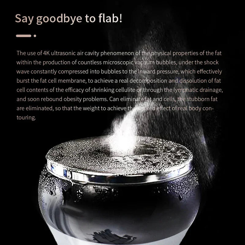 40K Cavitation Ultrasonic Weight Loss Body Slimming Machine Skin Lifting Massager RF Fat Burner Device Body Sculpting Machine