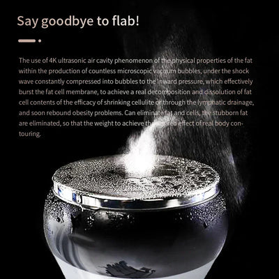 40K Cavitation Ultrasonic Weight Loss Body Slimming Machine Skin Lifting Massager RF Fat Burner Device Body Sculpting Machine