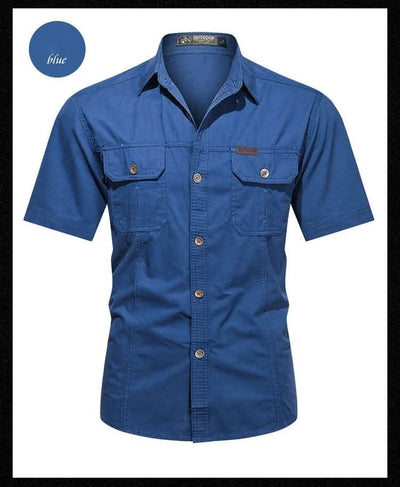 Men's thin short sleeved shirts Summer