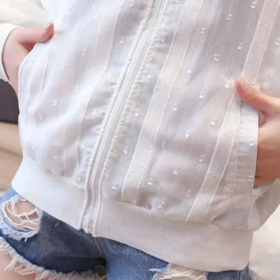 Bomber Jacket for Women Loose Short New in Baseball Aviator Coat