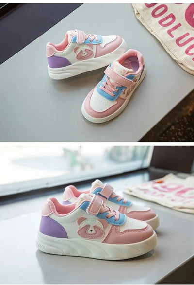 Kids' Sports Shoes Non-Slip Boys Girls Casual Shoes Sneakers Soft Sole 2025 New Children  Running Shoes Cute  Panda Comfortable