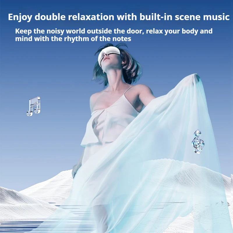 UURMI Germany Smart heated Eye Massager HYY-002 Multi Frequency Massage Warm Compress Soothing Music Home Use