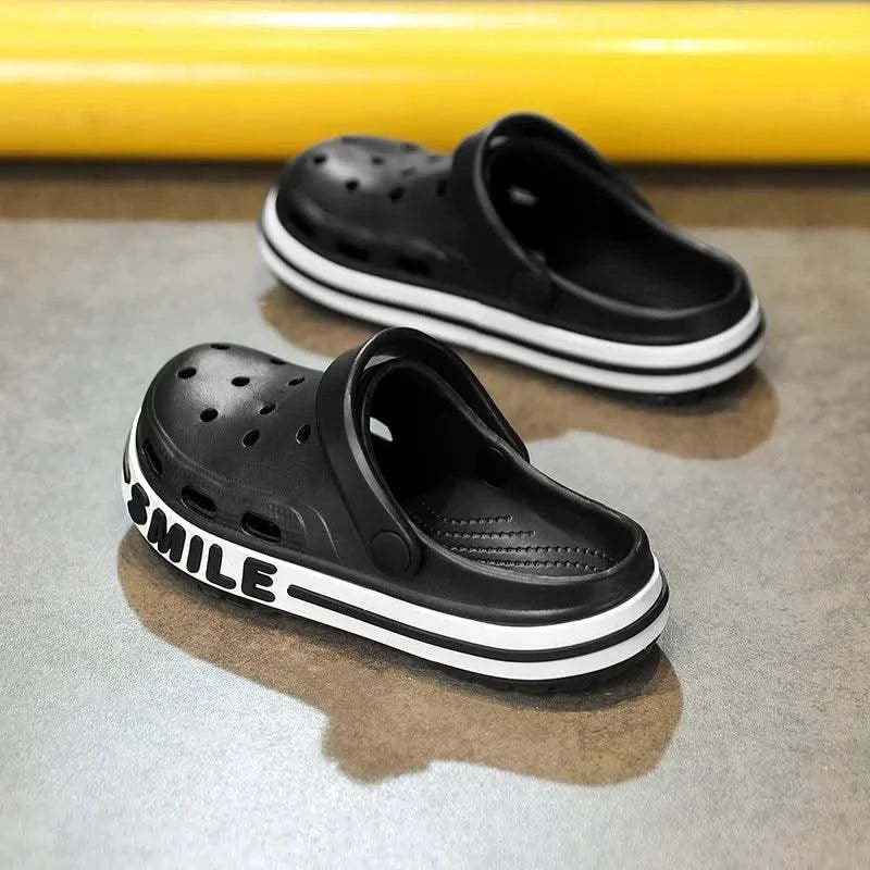 Luxury Children Clogs Girls Boy Slippers Sandals Summer Beach Indoor Slides Thick Sole Comfortable Sports Boy Shoes Slippers