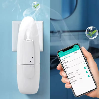 Aroma Diffuser Essential Oil Diffuser Professional Scent Air Freshener Atomizing Technology Plug-In Wall Remote Control Diffuser
