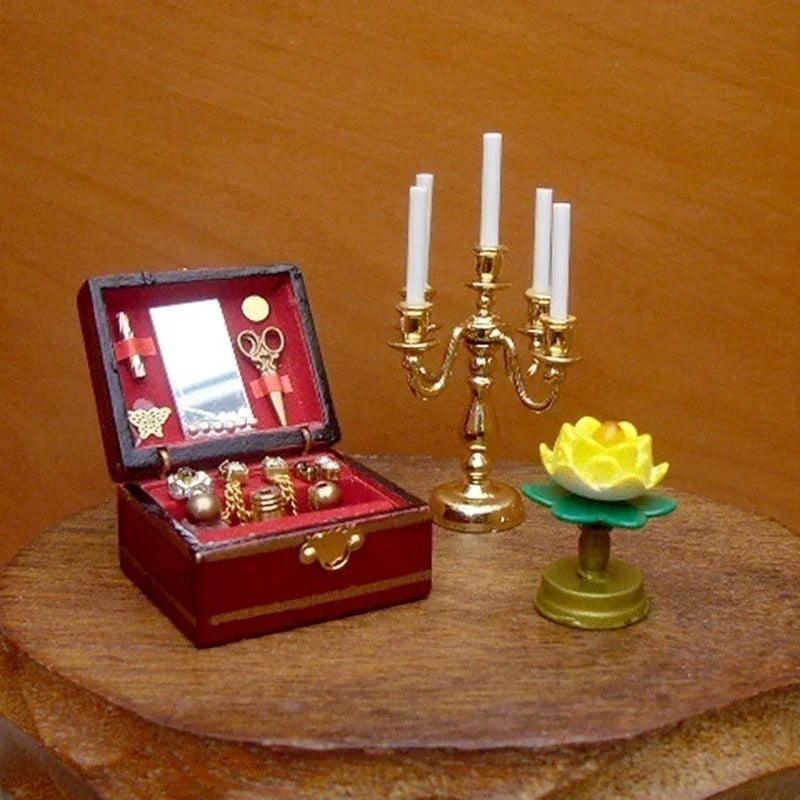 1/12 dollhouse miniatures jewelry box /doll house accessory room decor