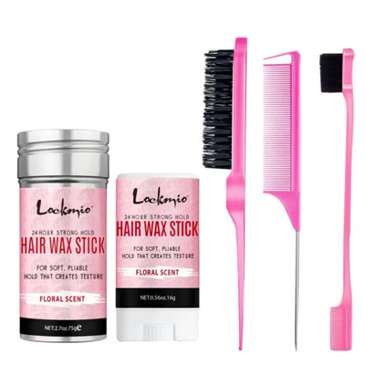 Professional Styling Wax for Women Anti-frizz Pomade Smoothing Broken Back Hair Mud Messy Hairs Control Wax Rod for Natural Wigs