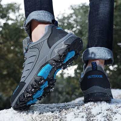 Men's Sneakers Outdoor Low-top Men's Hiking Shoes for Mountain Climbing and Warmth Men's Boots Outdoor Hiking Boots Work Shoes