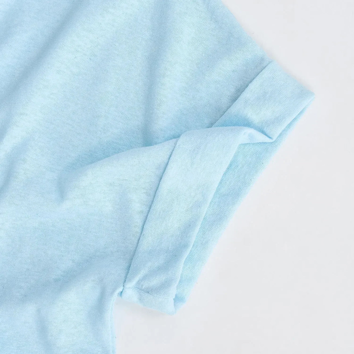 Women's Linen Round Neck Transparent Tops