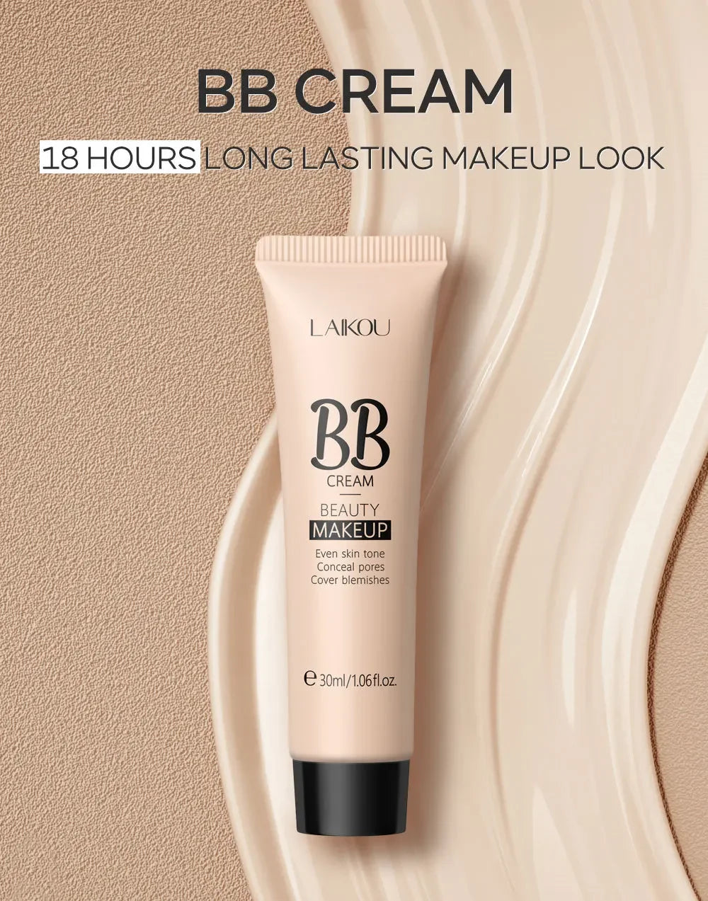 6-color optional concealer BB cream 30ml natural facial concealer primer