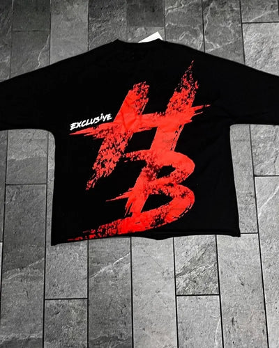 2025 European and American men clothing Oversized T-shirts hip-hop retro printed tops short-sleeved Goth Harajuku street shirts