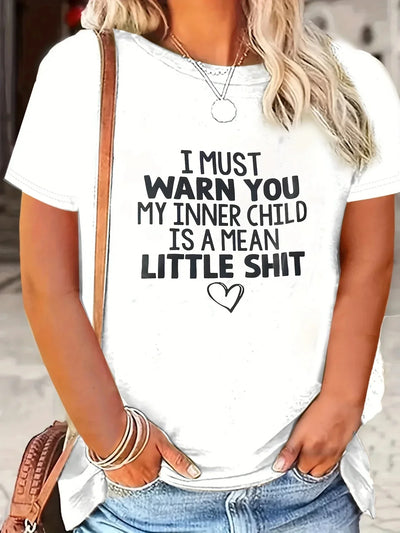 Plus Size New Women T-shirt Vintage Cartoon Graphic Print