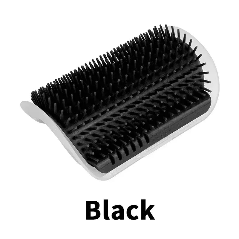 Cat Self Groomer with Massage Comb Brush - Perfect for Kitten and Puppy Grooming and Relaxation Wall-Mounted