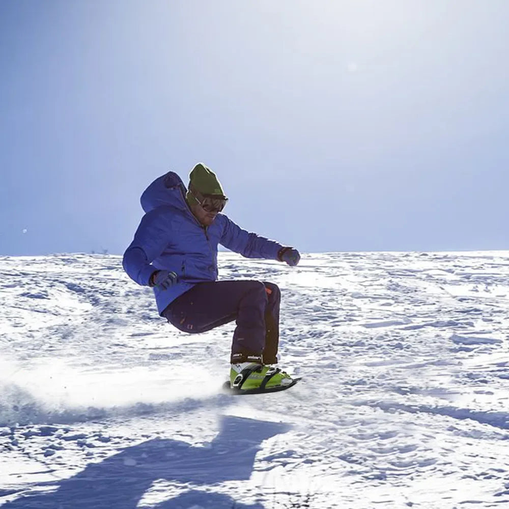 Outdoor sports mini ski boots are easy to carry and lightweight snowboard shoes. Snow sports ski supplies sled ski boots