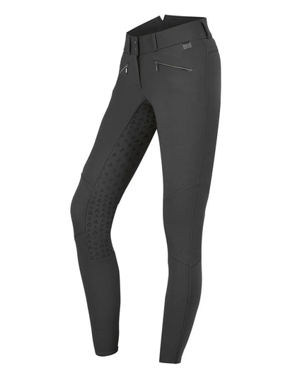 2025 Women's Horse Riding Pants Full Seat Silicone Fashion Equestrian Breeches Horseback Schooling Tights Zipper Pockets
