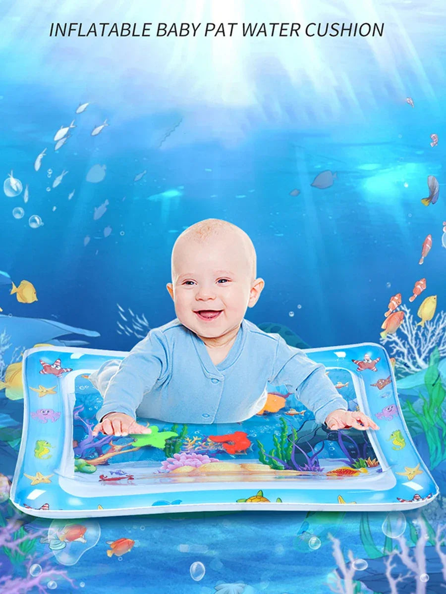 Water Mat for Babies Inflatable Activity Center, Baby Water Mat for 3 6 9 12 Months Infants Baby Toys for Toddlers, Promote Bab