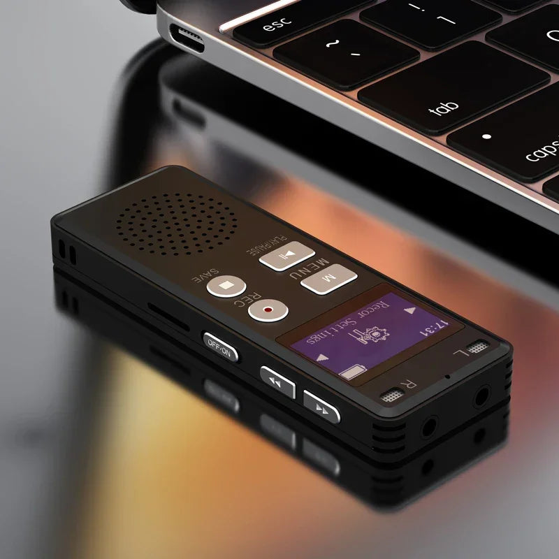 Digital Recorder, Voice-Activated Recorder for Podium Conferencing - Recorder with Player, Recording Equipment, Mp3 Player, Password, Variable Speed