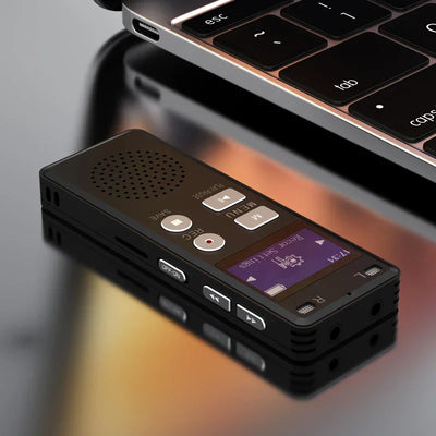 Digital Recorder, Voice-Activated Recorder for Podium Conferencing - Recorder with Player, Recording Equipment, Mp3 Player, Password, Variable Speed