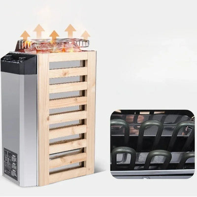 220V Stainless Steel Sauna Heater  Home Use Heating Furnace Room Dry Equipment