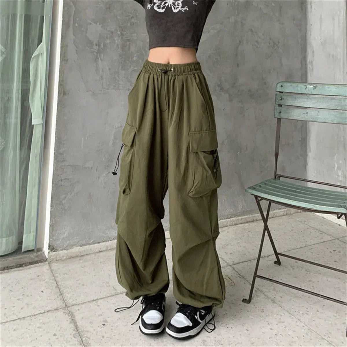 Pockets Cargo Pants Women Outdoors