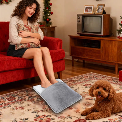 Home Electric Heated Foot Warmers Quick Soft Cover Heating Pad USB Charging Foot Warmer Heater Improve Sleeping Foot Warming Mat