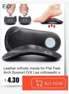 Kids Children 3D Orthopedic Insoles Arch Support insole for OX-Legs Flat Foot insoles Orthotic Pads Correction Health shoes pad