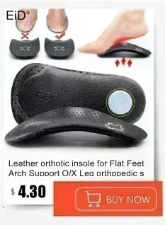 Kids children 3d orthopedic insoles arch support insole for ox-legs flat foot insoles orthotic pads correction health