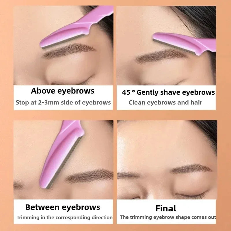 Eyebrow Razor and Facial Razor for Women Multipurpose Exfoliating Dermaplaning Tools with Precision Cover Safety Beauty New