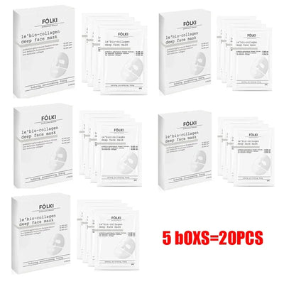 Bio Collagen Face Mask Shrink Pores Deep Hydrating Overnight Mask Moisturizing Refreshing Brightening Face Skin Care Korean
