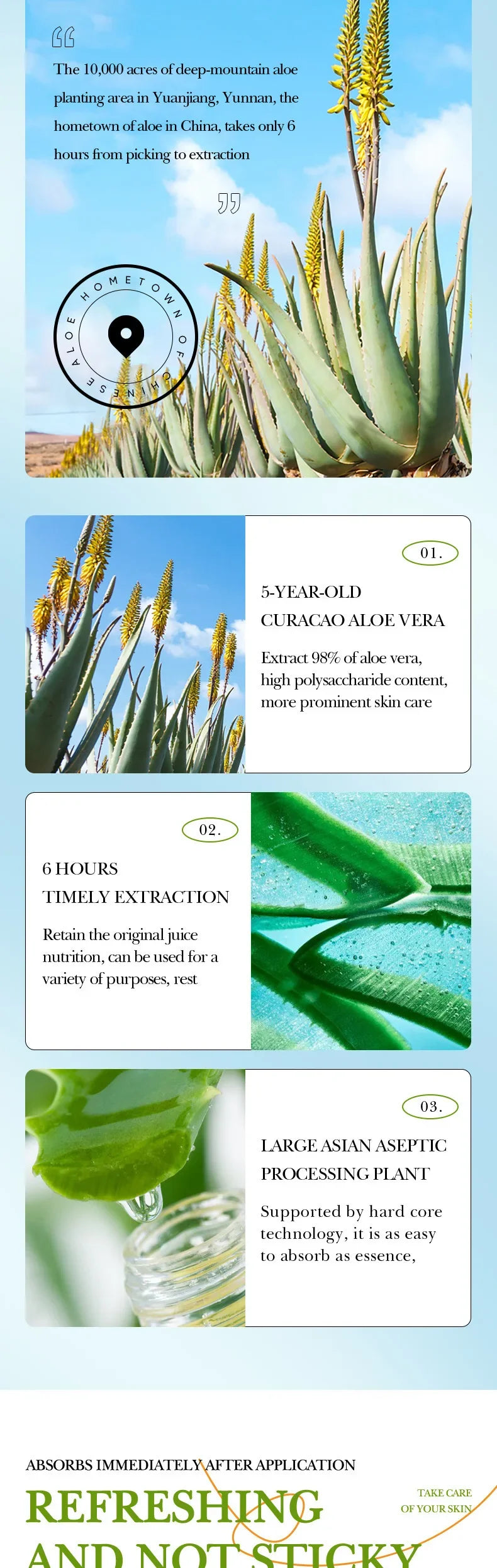 SADOER Lip Aloe Balm Nourishing, Hydrating and Moisturizing Preventing Cracking and Repairing Lips Gentle Non Irritating