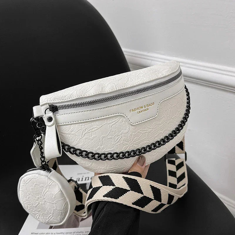 Designer Woman Chest Pack Retro Embroidery Belt Bag Coin Purse Luxury Lady Waist Bag Fashion Brand Shoulder Crossbody Chest Bags