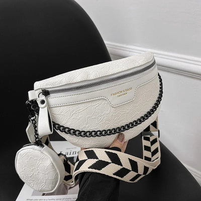 Designer Woman Chest Pack Retro Embroidery Belt Bag Coin Purse Luxury Lady Waist Bag Fashion Brand Shoulder Crossbody Chest Bags