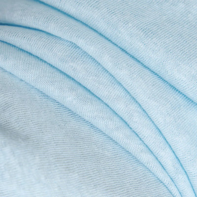 Women's Linen Round Neck Transparent Tops