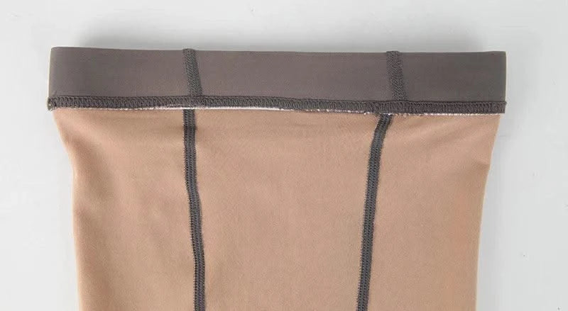 Women Thermal Underwear Pants Fleece Lined High Waisted Leggings Keep Warm Winter Pant Tummy Control Yoga Hiking Running Tights