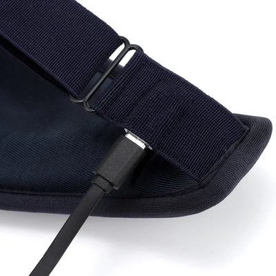 Electric Eye Massager Vibration Heated Eye Mask Relieve Fatigue Warm Compress Eyemask Strain Eyes Office Home Travel Eyeshade